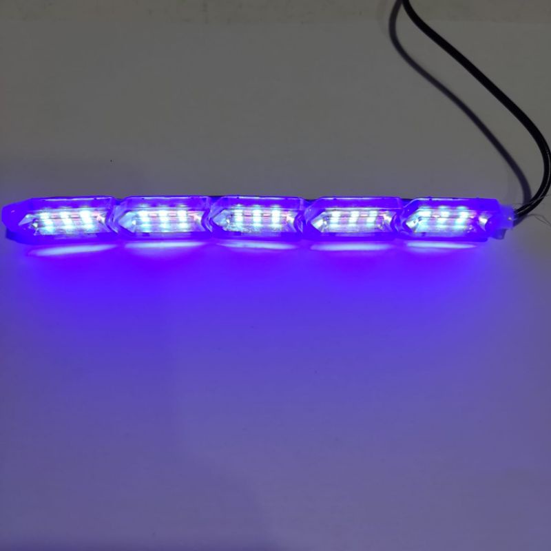 Lampu LED DRL running 2warna 15cm DRL alis kristal 15cm senja&amp;sen