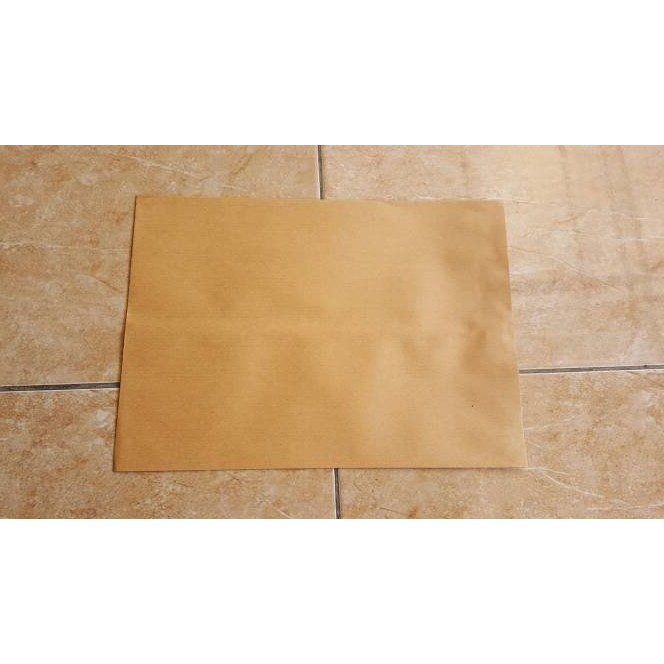 100 Lembar Amplop Coklat Polos Tanpa Tali PTT 312 Merk Crab ukuran 30x40