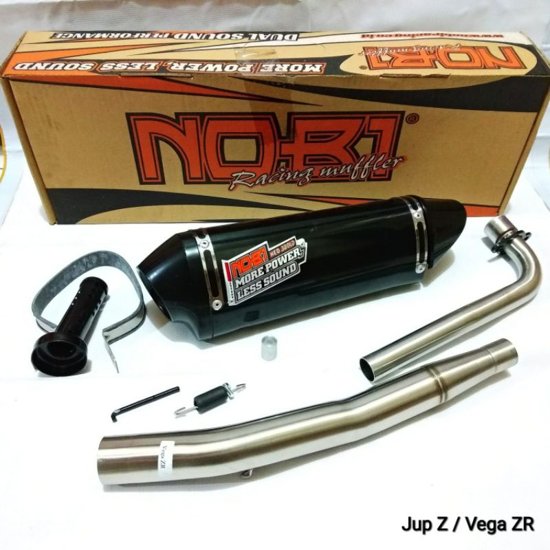 Knalpot Nob1 Vega ZR / Jupiter Z Robot - Nob1 Neo3 Bold Hitam