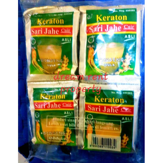 

Jahe Keraton Sari Jahe Keraton Cair ecer 1 sachet