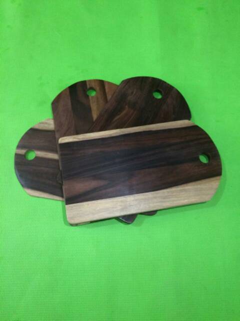 Talenan kayu 34x19xtebal  sonokeling wooden cutting board elegan