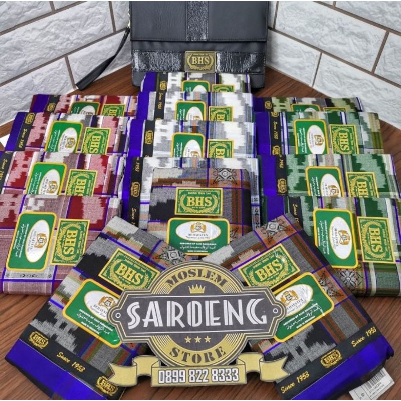 Sarung Tenun BHS Full Sutra 210 Spunsilk Gold TMB Timbul