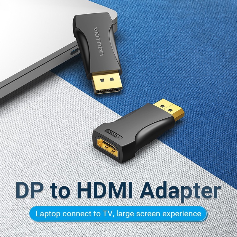 Vention Displayport to HDMI Converter Adapter 4K 1080P HD HBP HBK