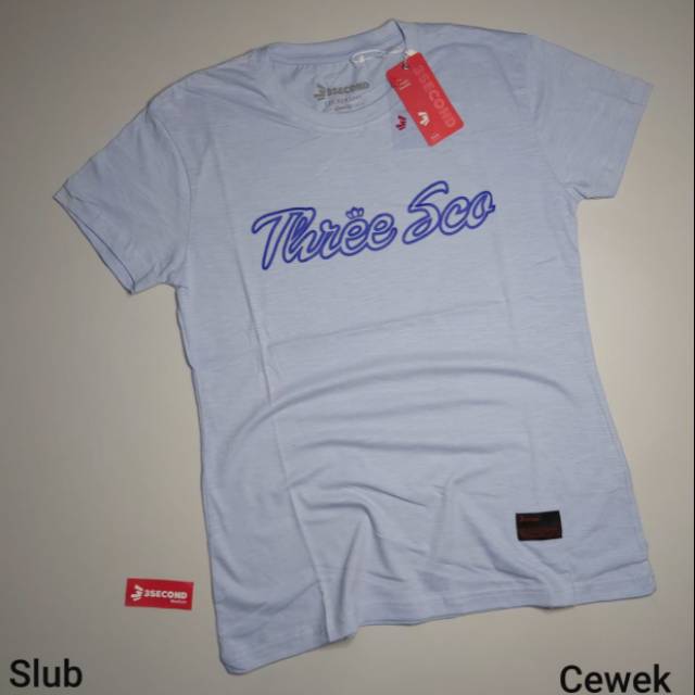Kaos 3second wanita