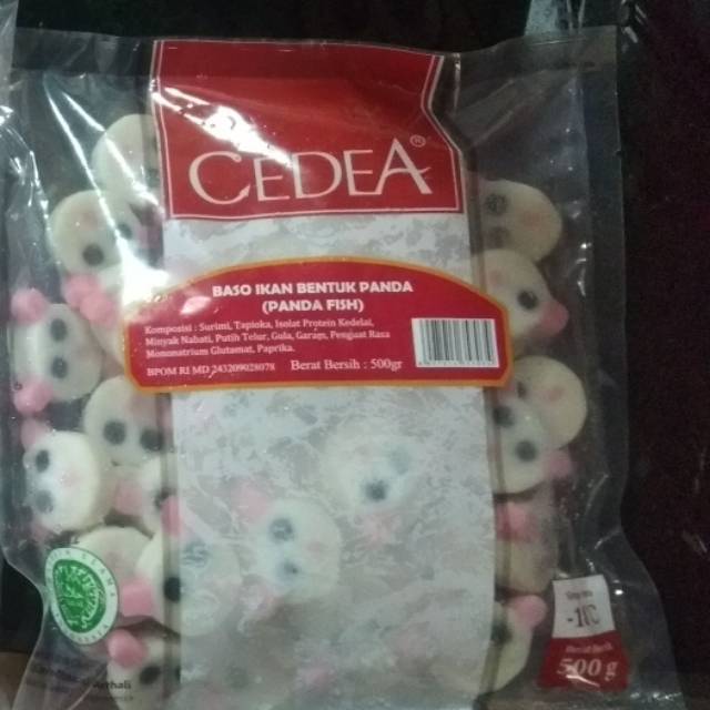 

CEDEA BASO IKAN BENTUK PANDA 500gr