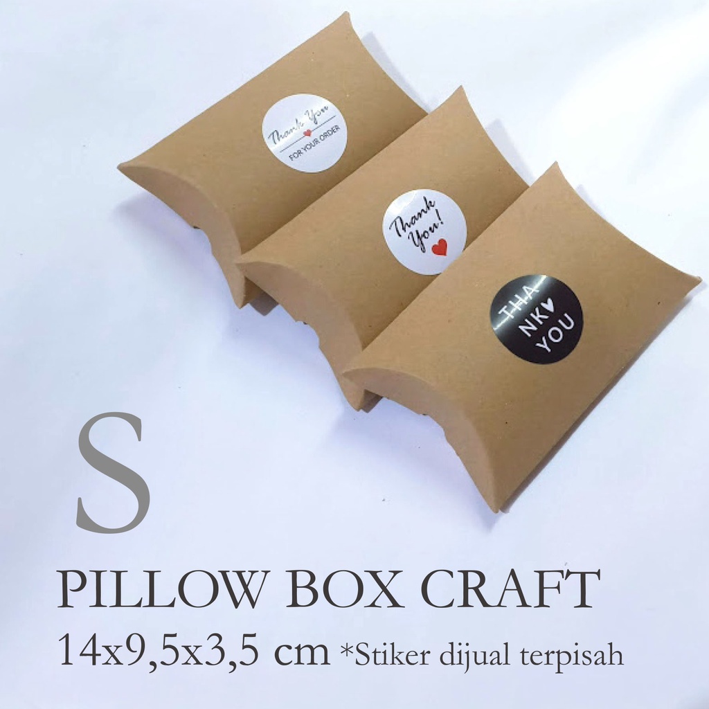 

PILLOW BOX / KOTAK KADO /KOTAK SOUVENIR _SIZE S