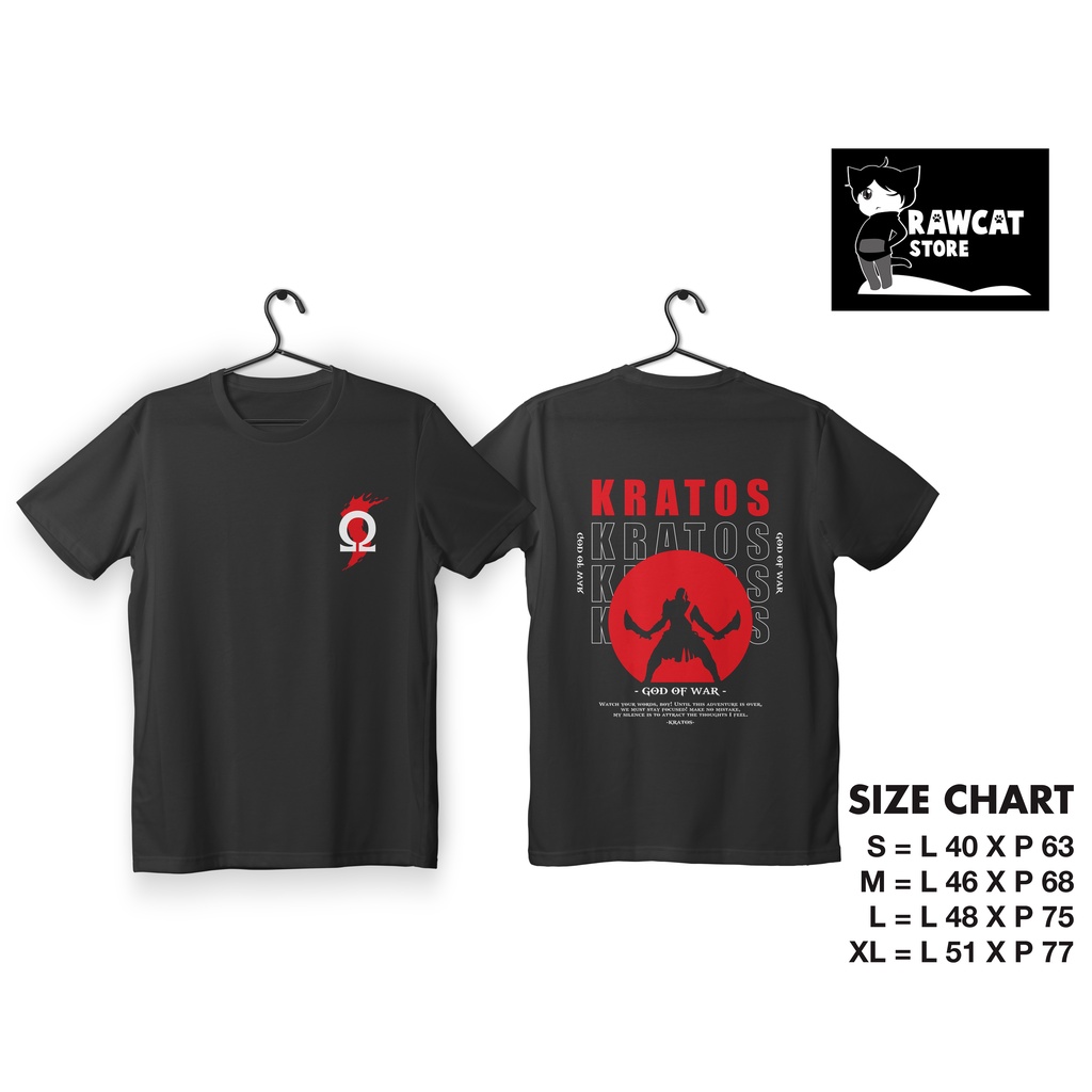 Kaos God of War Kratos - Streetwear
