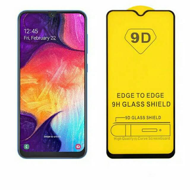 TEMPERED GLASS 9D FULL GLUE FULL COVER SAMSUNG M10 M20 M30 M10S M20S M30S M21 M31