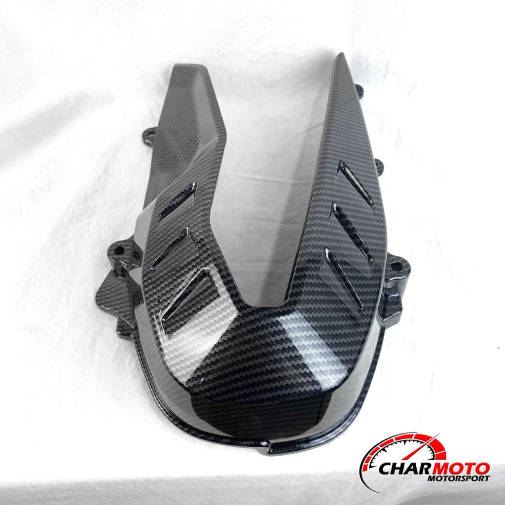 Tutup CVT Belakang PCX 160 Karbon Nemo / Cover CVT Carbon Original PNP - Charmoto