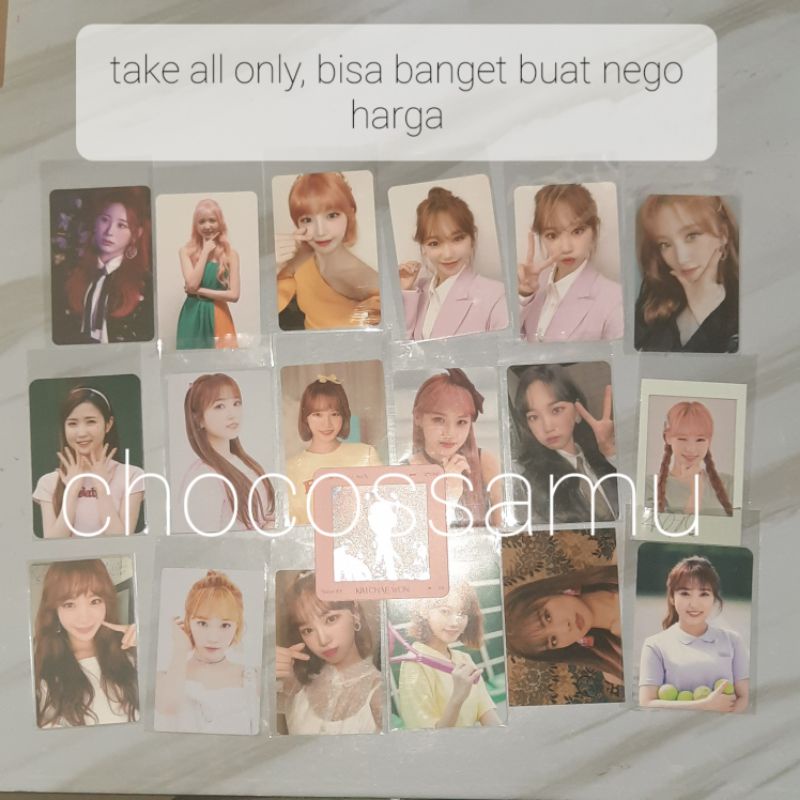 [BACA DEKSRIPSI] PC Chaewon Chaeyeon Hitomi Nako satuan PNS Pola eom b i am one-reeler dicon