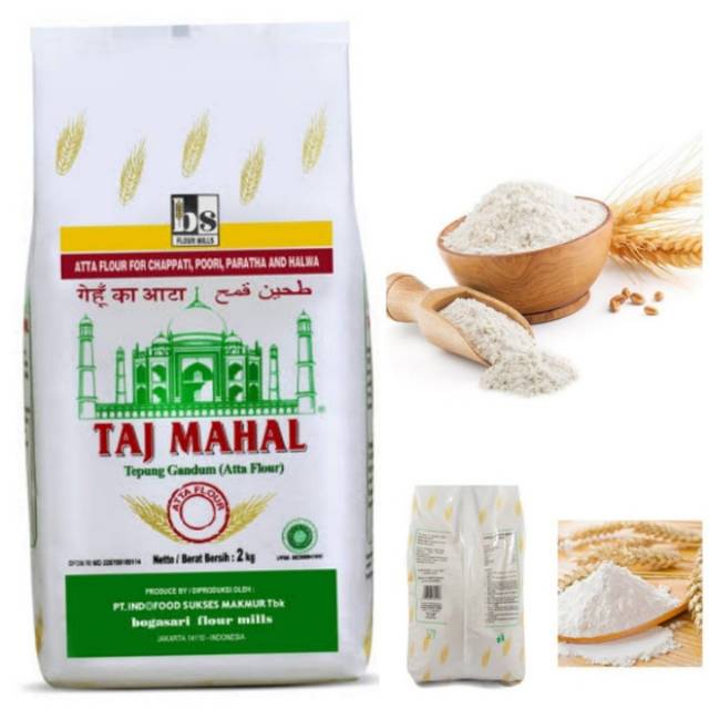 

Tepung gandum Taj Mahal 2kg