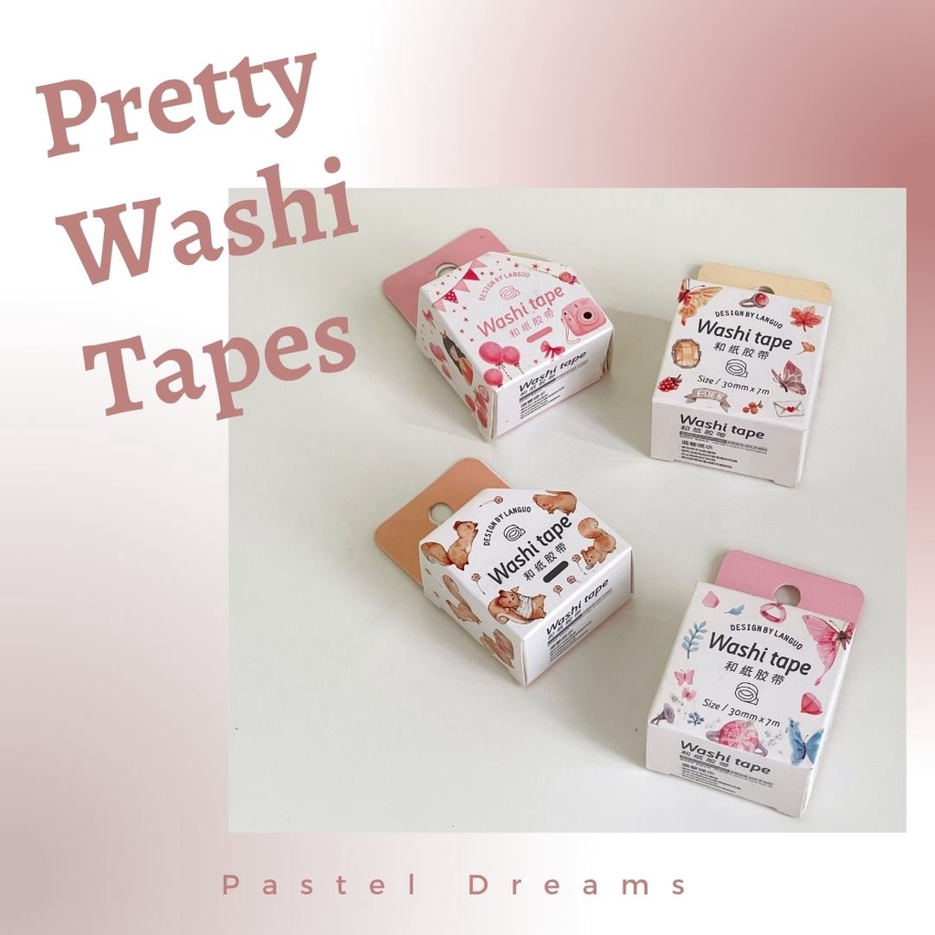 

Japanese Style Pretty Washi Tapes