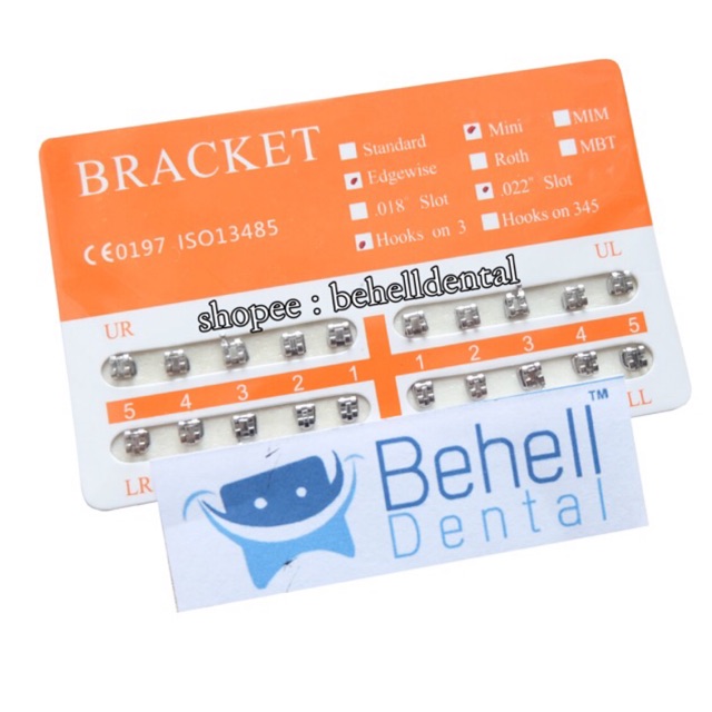 Bracket behel permanen Fancy Orange . Orens . Orange