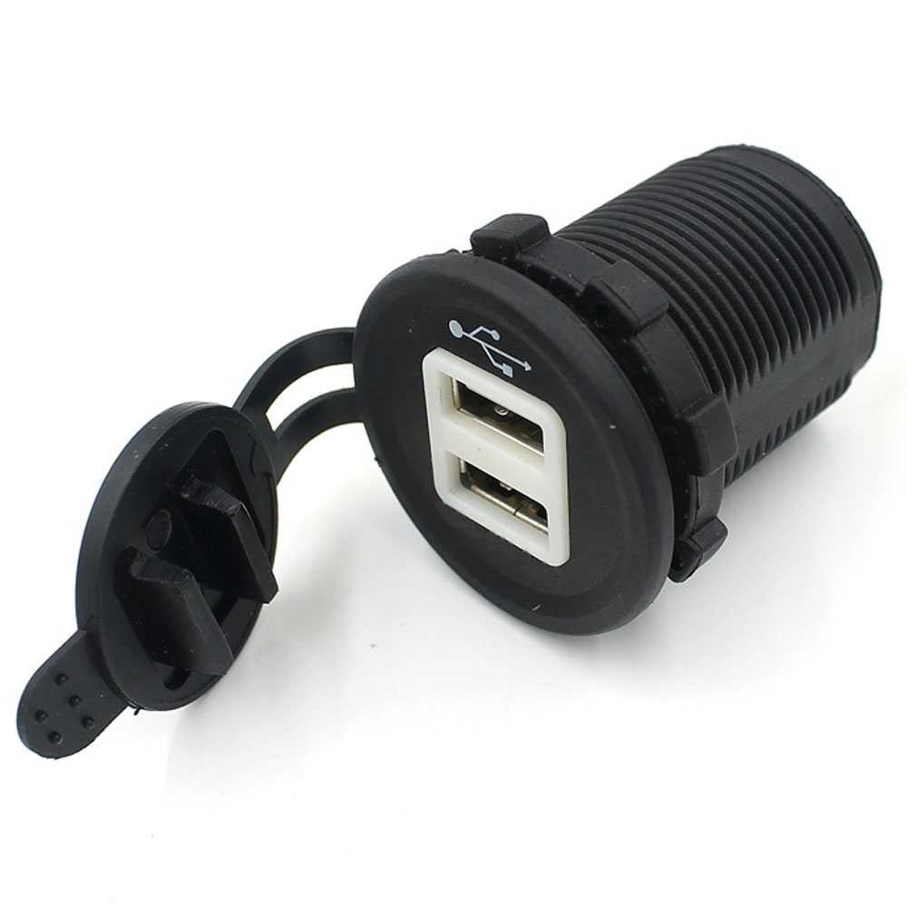 Best Seller ! Motorcycle USB Charger 2 Port - 042557