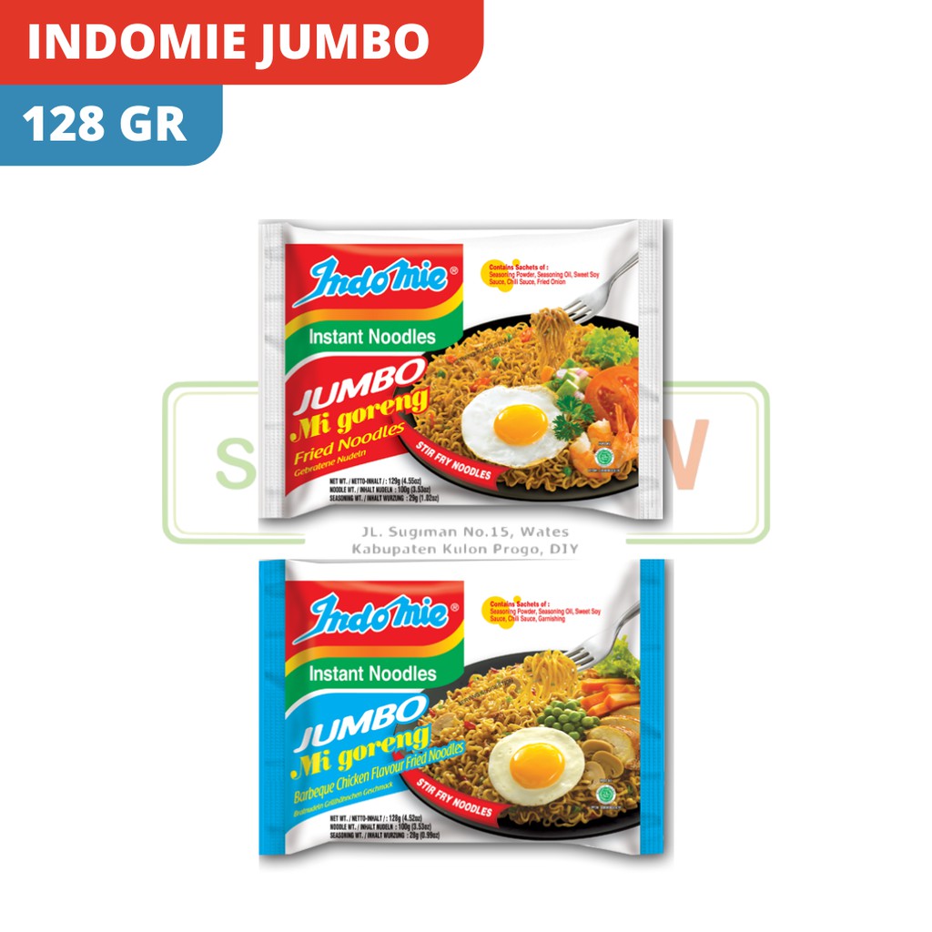 

INDOMIE MIE GORENG JUMBO 128GR