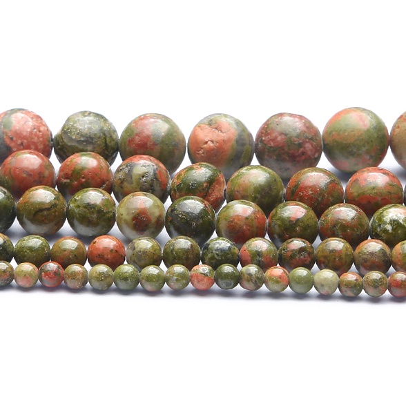 Baru Kedatangan 32-89 pcs Alami Batu Bulat Beads, Diameter 4/6/8/10/12mm, Diameter lubang sekitar 1mm, untuk Membuat Perhiasan DIY Strand