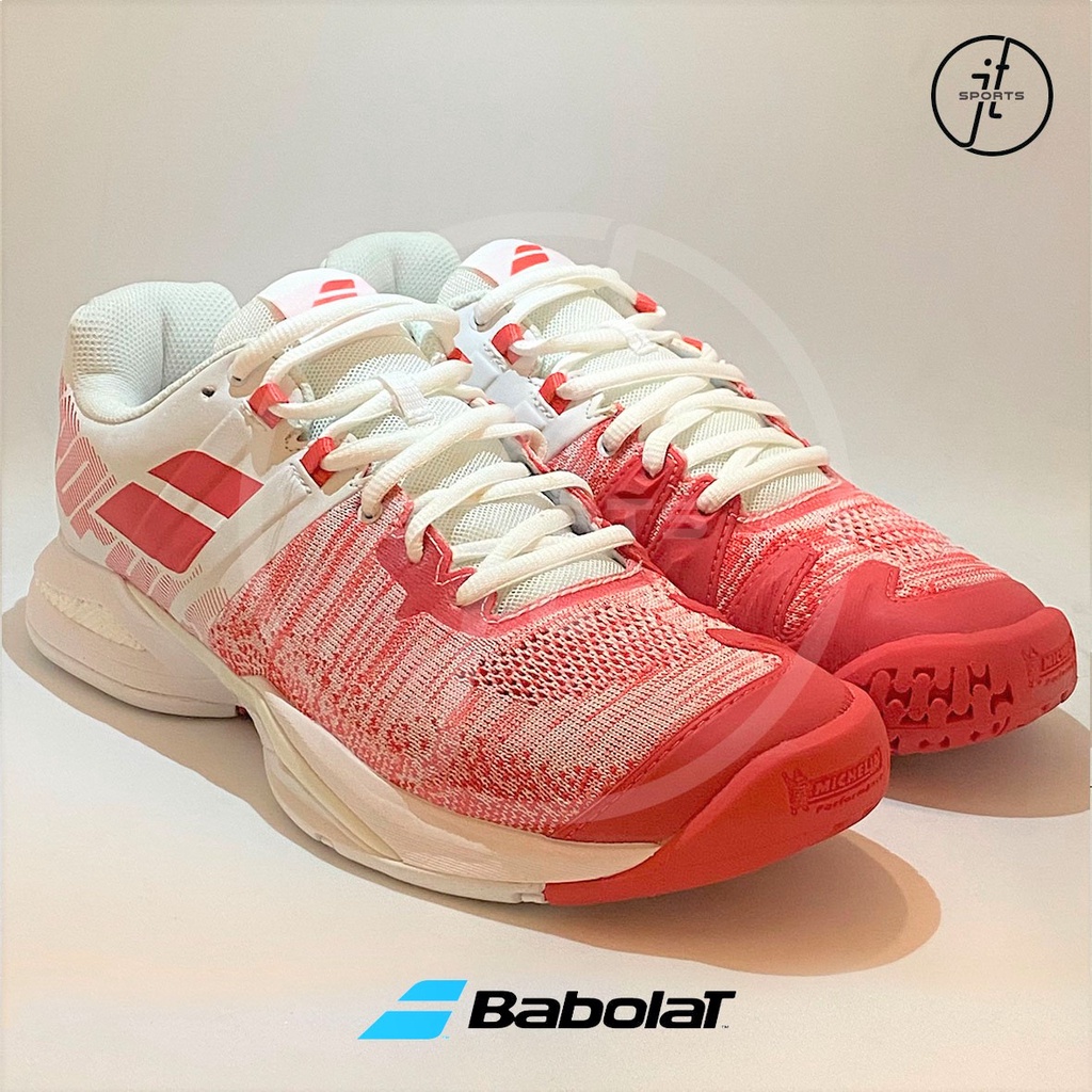 Sepatu Tenis Perempuan Babolat Propulse Blast White Women Tennis Shoes Original
