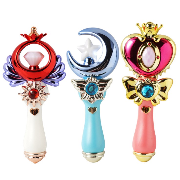 J3 - Mainan anak cewek Magic Wand Tongkat Sihir Sailor Moon