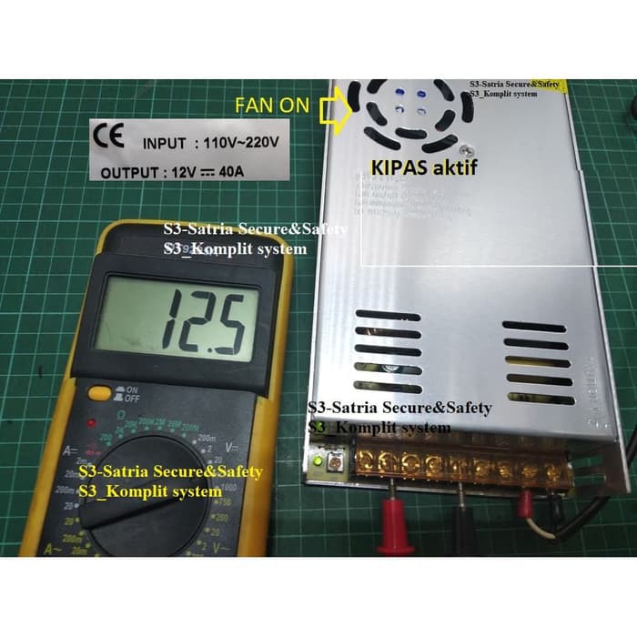 Power Supply 12V 40A Switching 12 Volt 12volt 40 Ampere 30A 35A