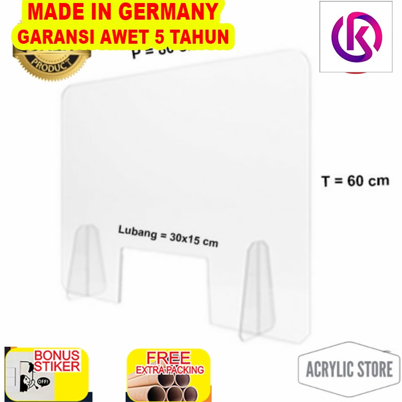 

Murah SEKAT / PARTISI / PEMBATAS AKRILIK / ACRYLIC DEVIDER HARGA TERMURAH