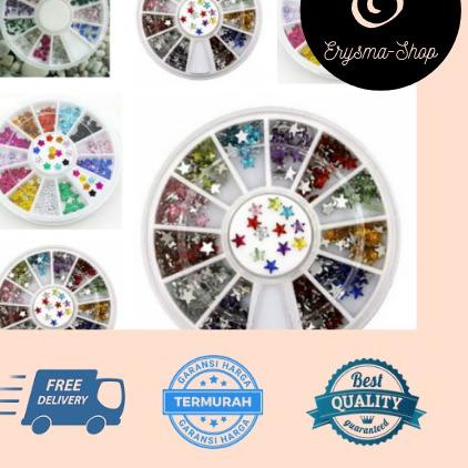 ERYSMA-SHOP | PERMATA GIGI - DIAMOND GIGI BENTUK BUNGA BULAT BINTANG MIX