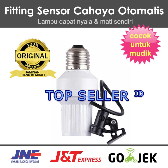 Fitting Rumah Lampu Mudik Sensor Cahaya Lampu Otomatis Lampholder Koss