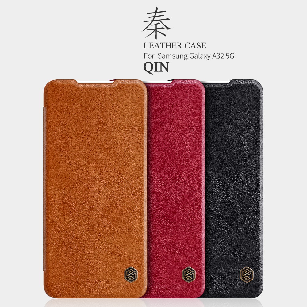 Flip Cover SAMSUNG Galaxy A32 5G Nillkin Qin Leather Case Ori