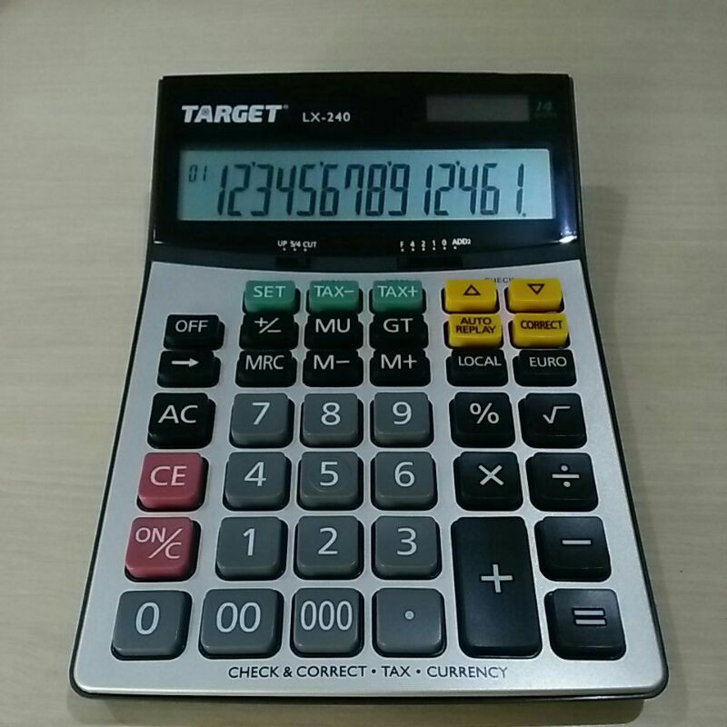 

calculator lx240 target