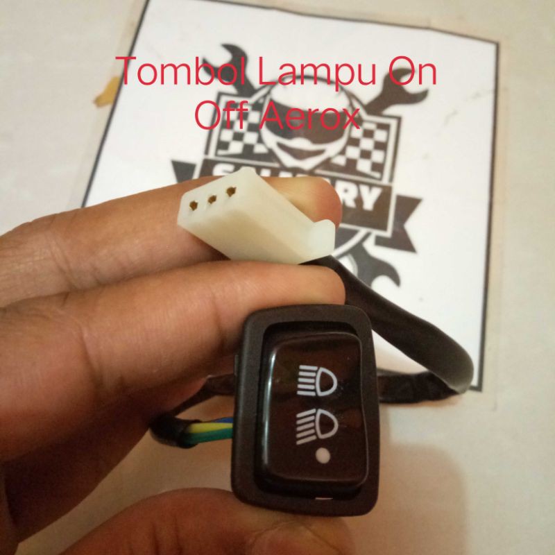 Tombol Lampu Dim On Off Saklar Lampu On Off PNP KHUSUS AEROX 155