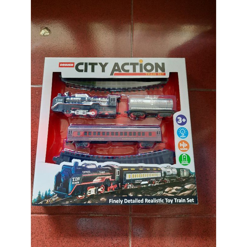 City Action Train Set/ Toys Kingdom Sale