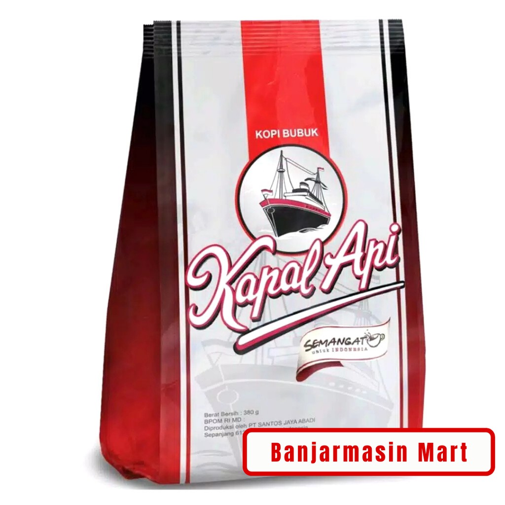 

Kopi Hitam Kapal Api Bungkus Silver Isi 380gr