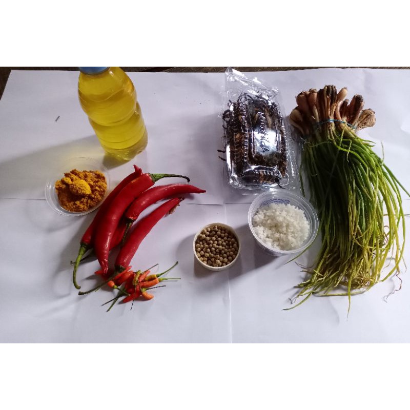 

paket lengkap bumbu ikan masak mandar