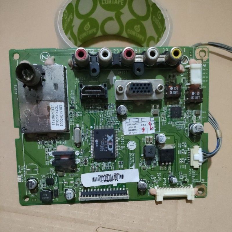 mb mainboard tv LG 22LK230-TA