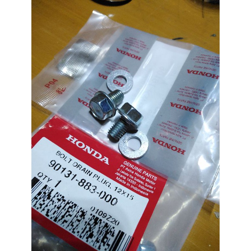 Baut tap oli mesin motor honda Matic