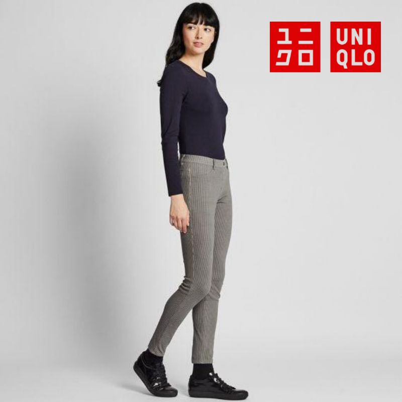 Uniqlo Legging Ultra Stretch Print Motif Printed Pattern Abstrak S M L XL XXL (Preloved)