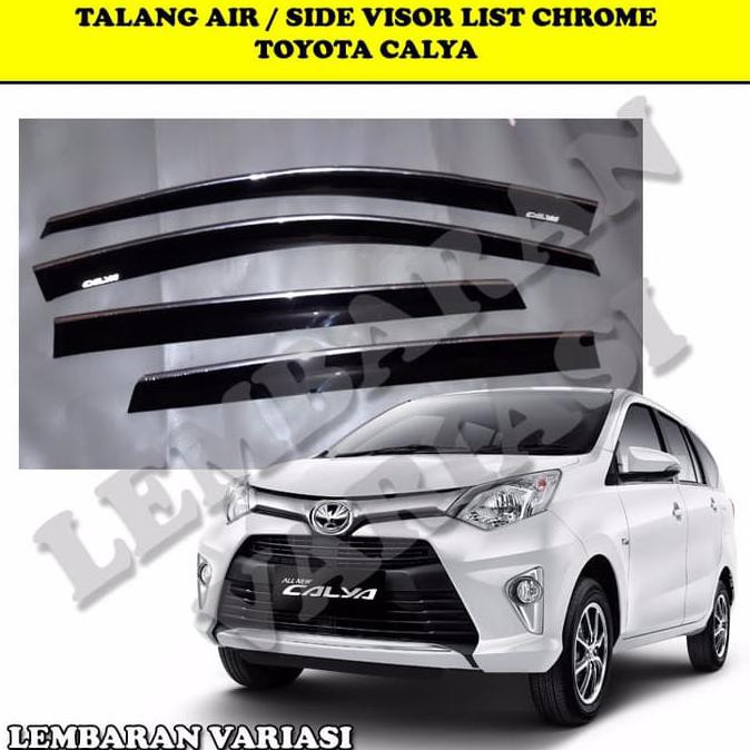 Aksesoris Talang Air Calya Sigra List Chrome Shopee 