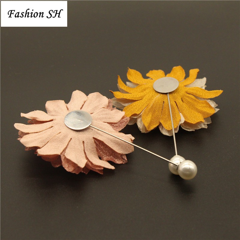 Big flower Tuspin mutiara/pearl/brooch/bros/aksesoris