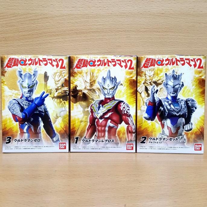 SHODO Choudou Alpha Ultraman 2 [3/SET] Regulos Z Edge Zero