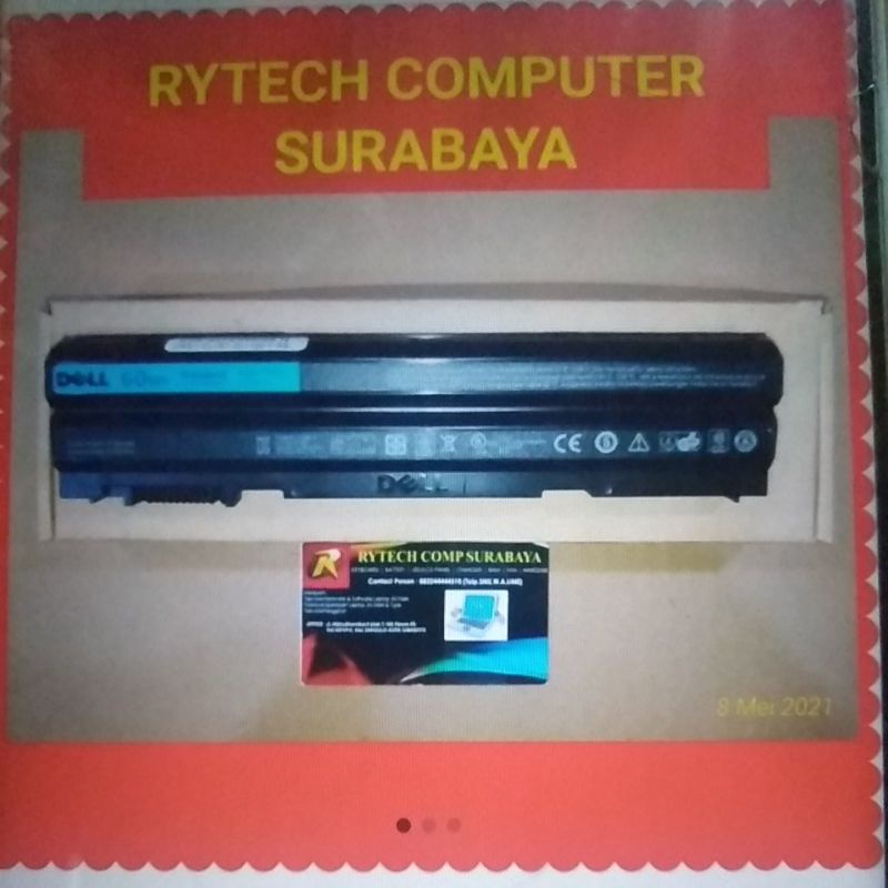 Original Baterai DELL Inspiron 7420, 7520, 7720. Vostro 3460 3560 T54FJ