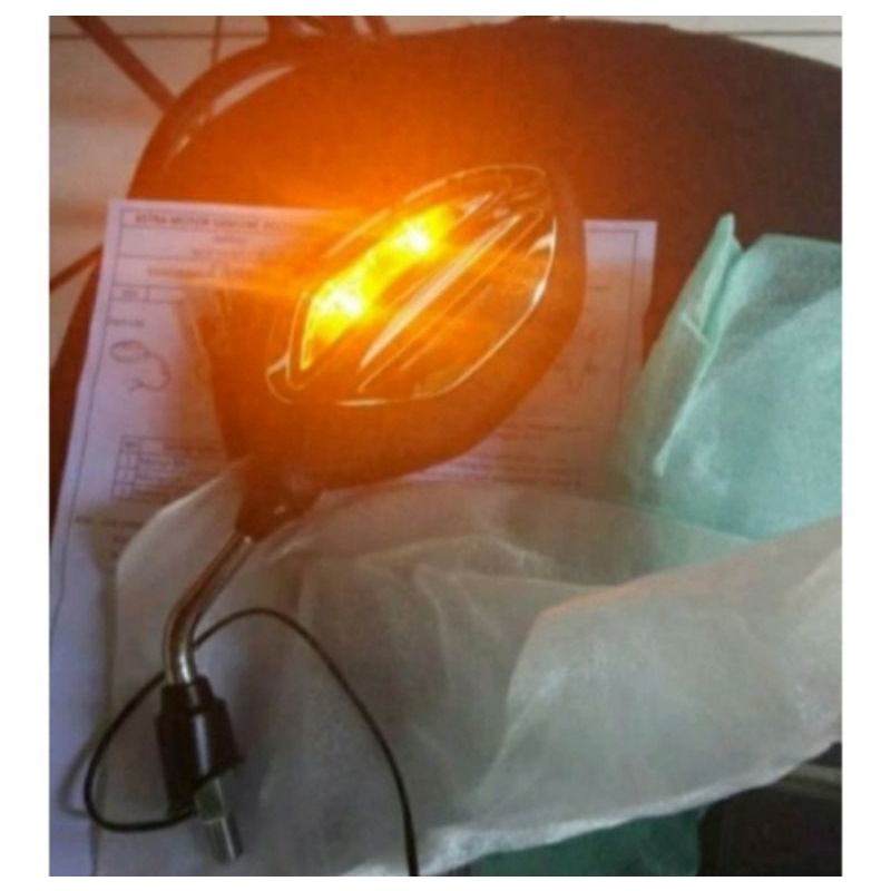 Spion LED sein motor Honda  vario 125 vario 150  Vario 160 Honda Beat Honda genio Original AHM-2