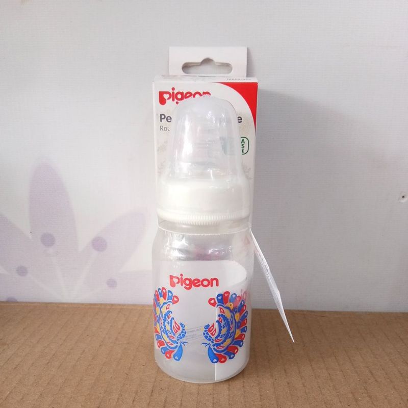 PIGEON PERISTALTIC NIPPLE ROUND NURSING BOTTOL PP RP BATIK S 120ML/4oZ