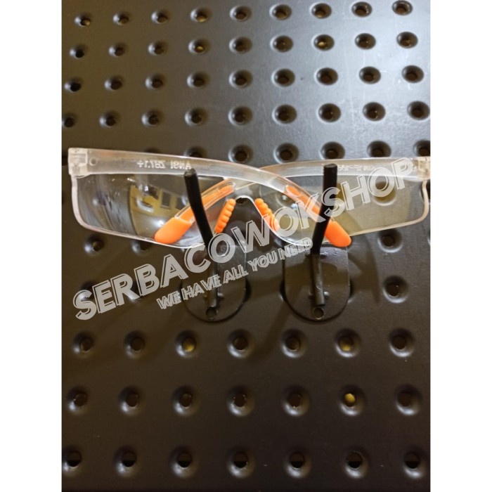 Xander Kacamata Transparan Safety Googles Kaca mata Sporty Bening