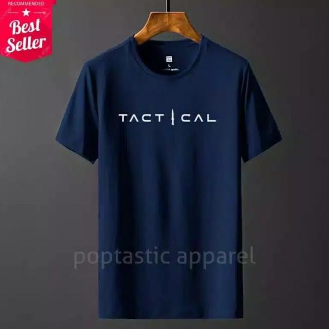 Kaos Baju Distro Tactical Pria Wanita Combed 30S