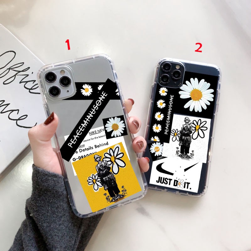 Soft Case Clear Case Motif Lucu Bunga iPhone 7 plus, iPhone 8 plus iPhone Xs Max