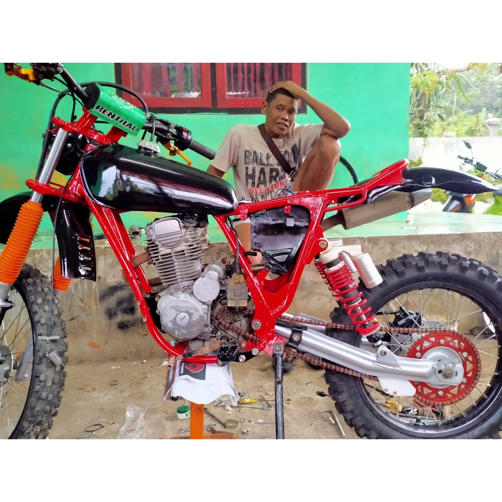 swing arm custom tril jadul
