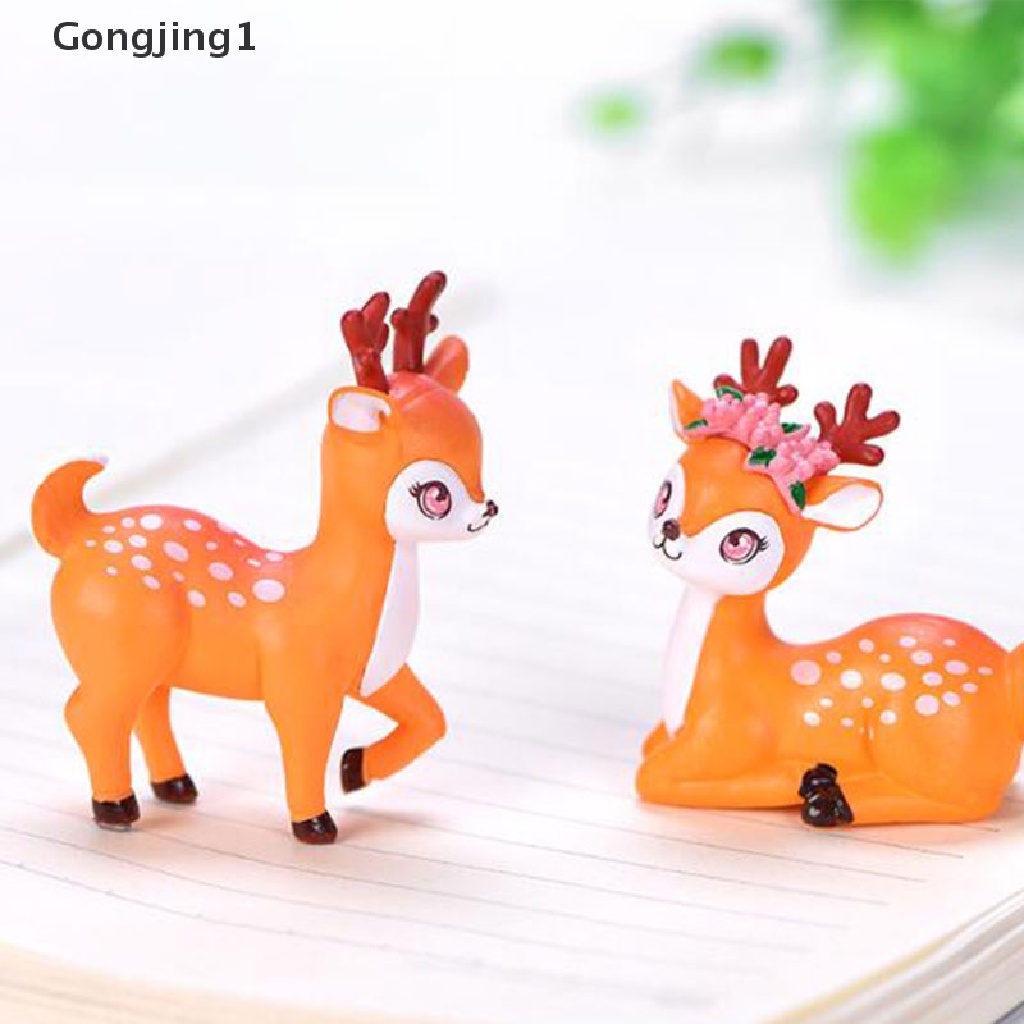 Gongjing1 Miniatur Pot Bunga / Tanaman Untuk Dekorasi Taman Mini / Rumah Boneka DIY