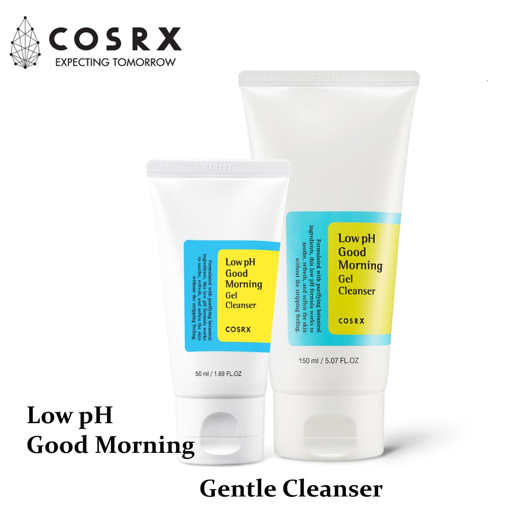 (BPOM Original) COSRX Low pH Good Morning Gel Cleanser 150m l/ 50ml - Pencuci Wajah Facial Wash Sabun -  Crosx Corsx Sabun Cuci Muka Face Wash Pembersih Wajah Kering Sensitif