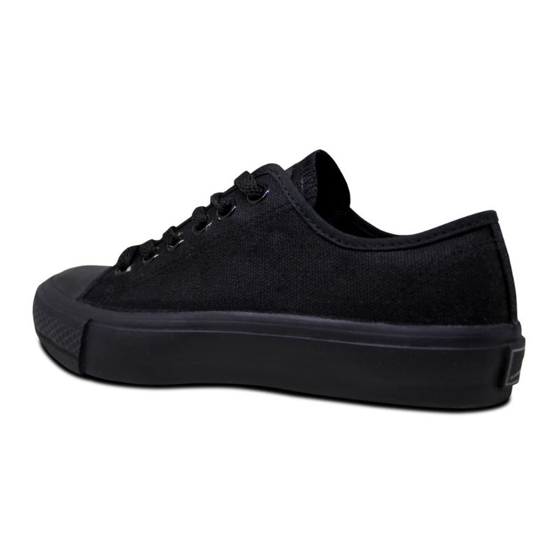 Sepatu Johnson Basic LowCut (LC) Black mono