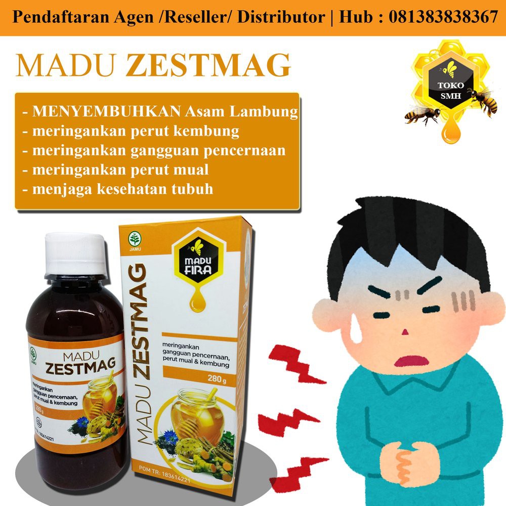 Madu Zestmag Obat Lambung Atasi Magh Luka Lambung Tukak Dan Radang Lambung AMPUH