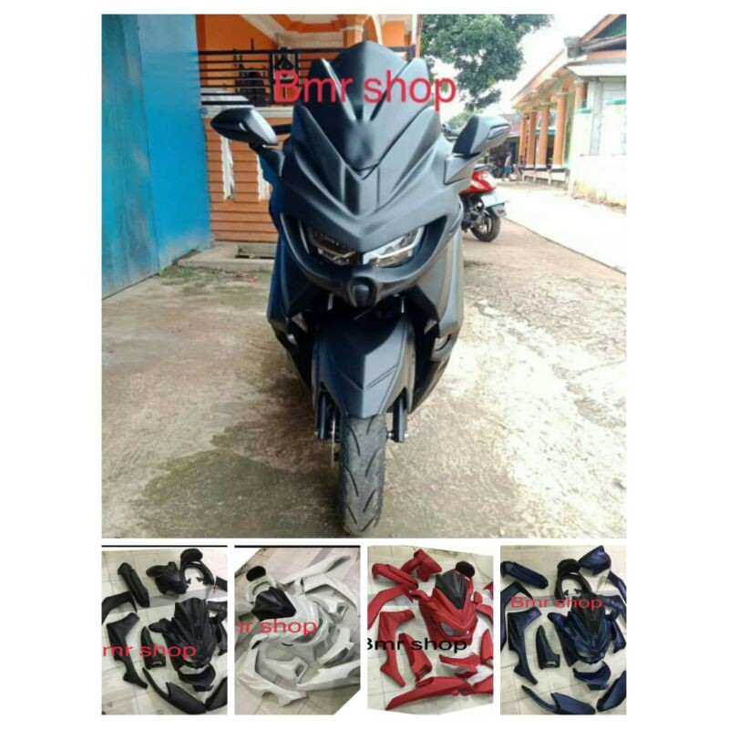 paket full body all new nmax model predato terbaru , paket modifikasi nmax new , body custom nmax ne